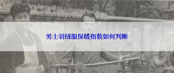 男士羽绒服保暖指数如何判断