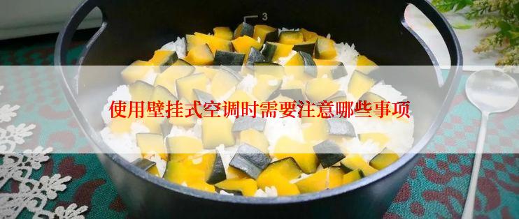 使用壁挂式空调时需要注意哪些事项