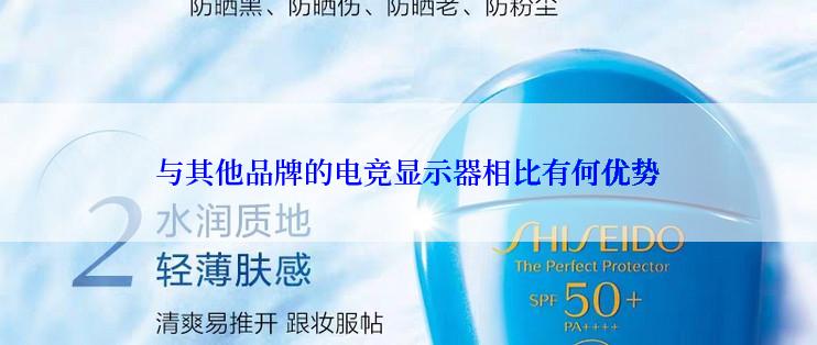 与其他品牌的电竞显示器相比有何优势