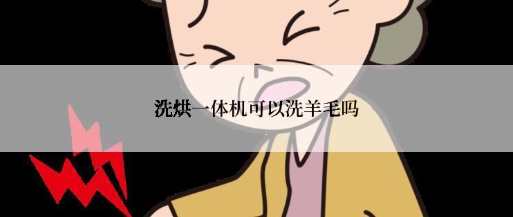 洗烘一体机可以洗羊毛吗