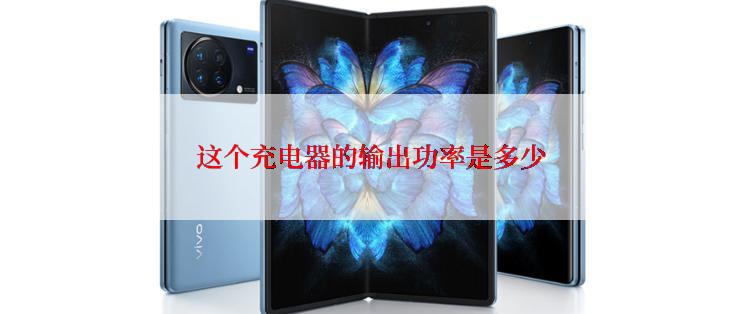 这个充电器的输出功率是多少