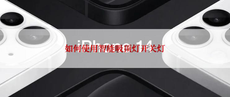 如何使用智能吸顶灯开关灯