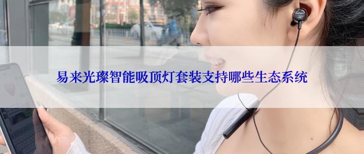 易来光璨智能吸顶灯套装支持哪些生态系统