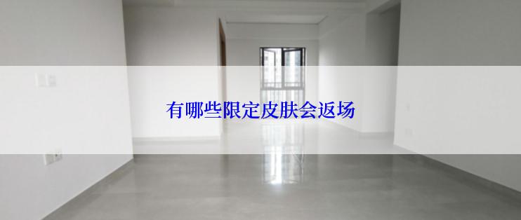 有哪些限定皮肤会返场