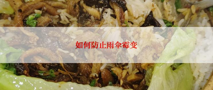 如何防止雨伞霉变