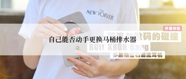 自己能否动手更换马桶排水器