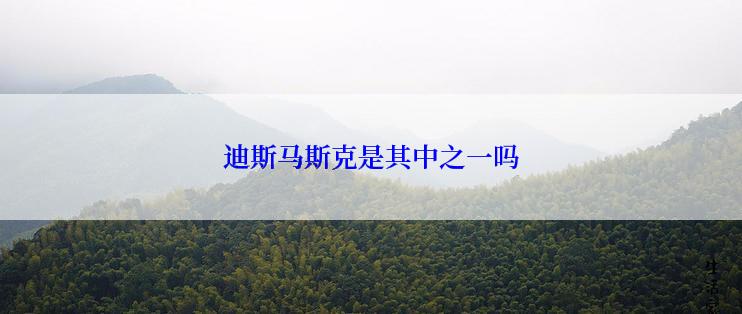 迪斯马斯克是其中之一吗