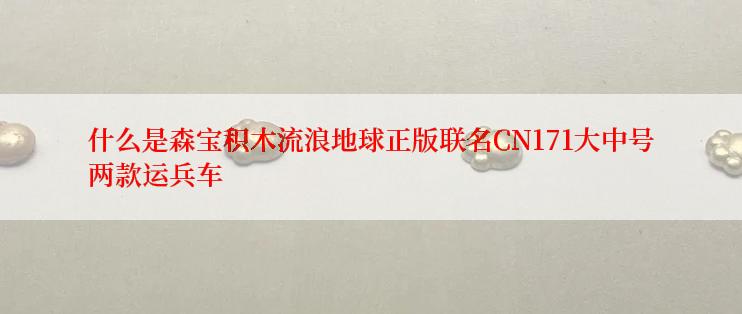什么是森宝积木流浪地球正版联名CN171大中号两款运兵车