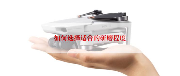 如何选择适合的研磨程度