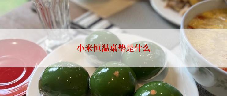 小米恒温桌垫是什么