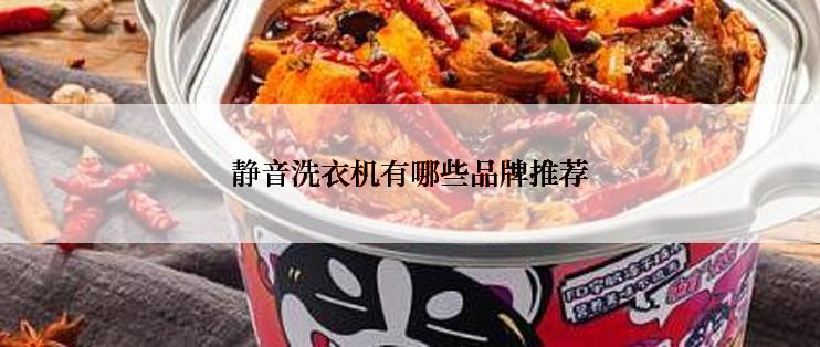 静音洗衣机有哪些品牌推荐