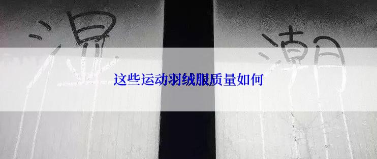 这些运动羽绒服质量如何