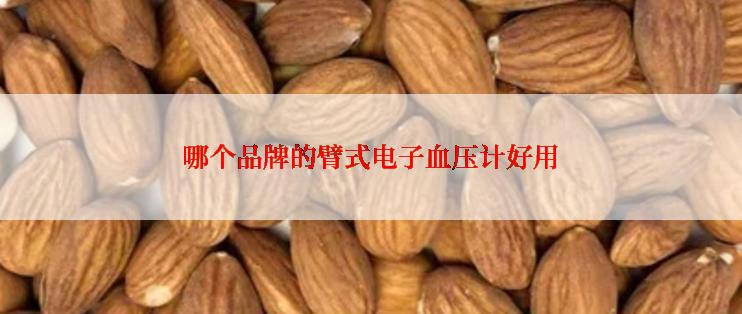 哪个品牌的臂式电子血压计好用