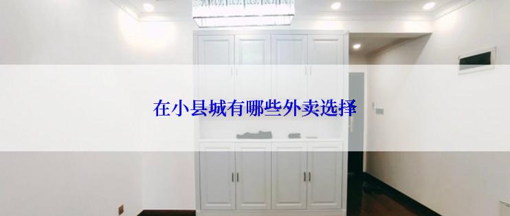 在小县城有哪些外卖选择