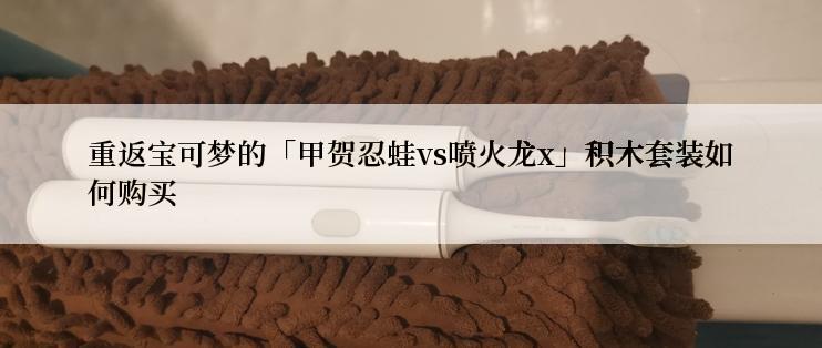 重返宝可梦的「甲贺忍蛙vs喷火龙x」积木套装如何购买