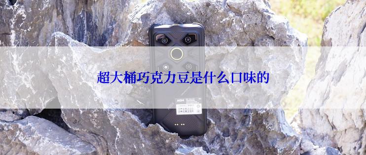 超大桶巧克力豆是什么口味的