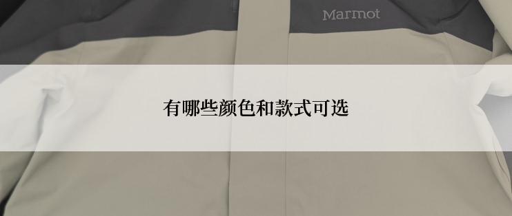 有哪些颜色和款式可选