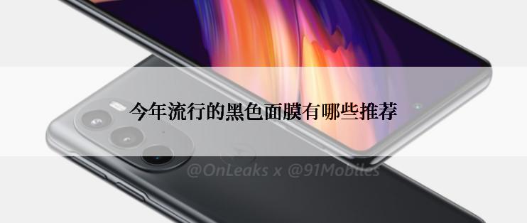 今年流行的黑色面膜有哪些推荐