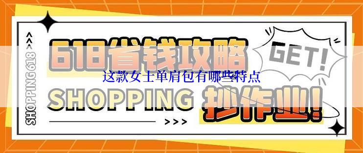 这款女士单肩包有哪些特点