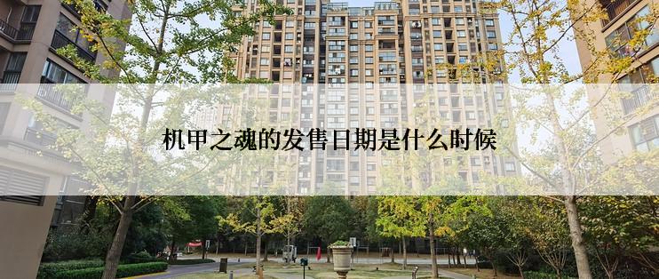 机甲之魂的发售日期是什么时候