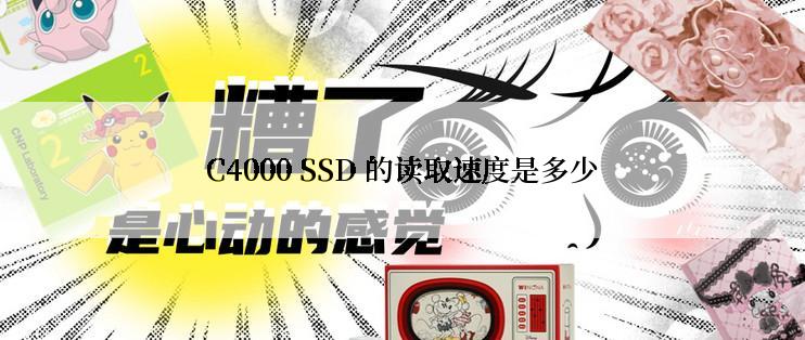 C4000 SSD 的读取速度是多少