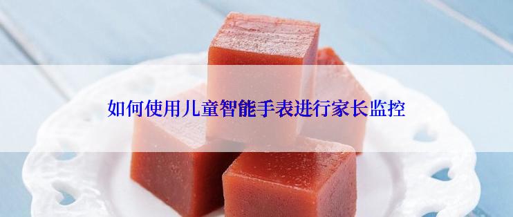 如何使用儿童智能手表进行家长监控