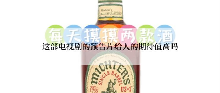 这部电视剧的预告片给人的期待值高吗