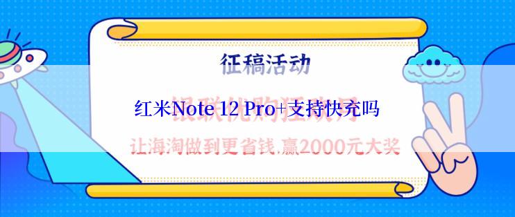 红米Note 12 Pro+支持快充吗