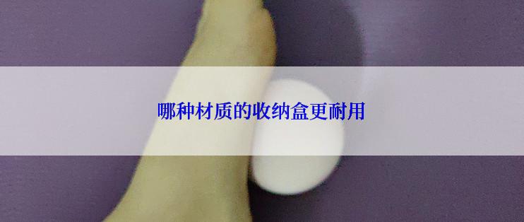 哪种材质的收纳盒更耐用