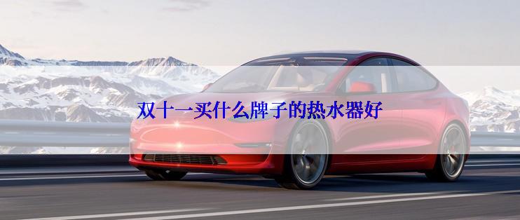 双十一买什么牌子的热水器好