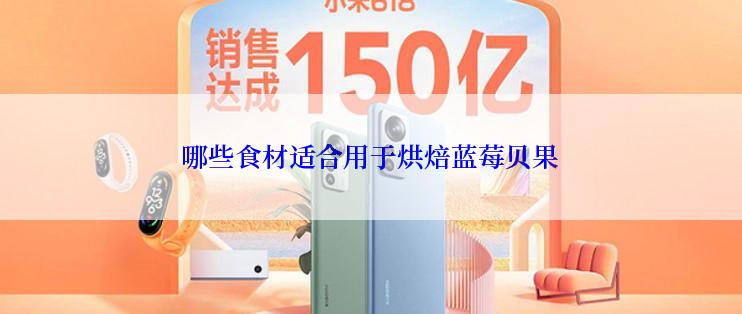 哪些食材适合用于烘焙蓝莓贝果