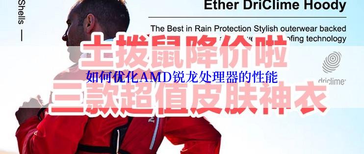 如何优化AMD锐龙处理器的性能