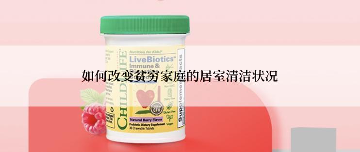 如何改变贫穷家庭的居室清洁状况