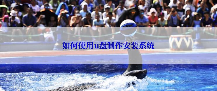 如何使用u盘制作安装系统
