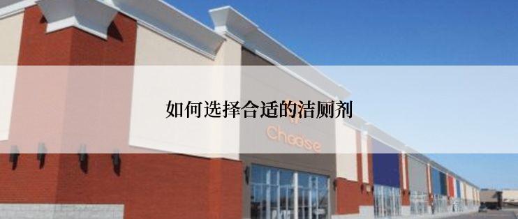 如何选择合适的洁厕剂