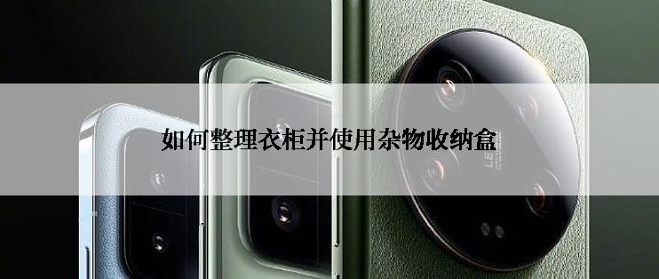 如何整理衣柜并使用杂物收纳盒