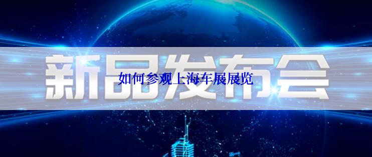 如何参观上海车展展览