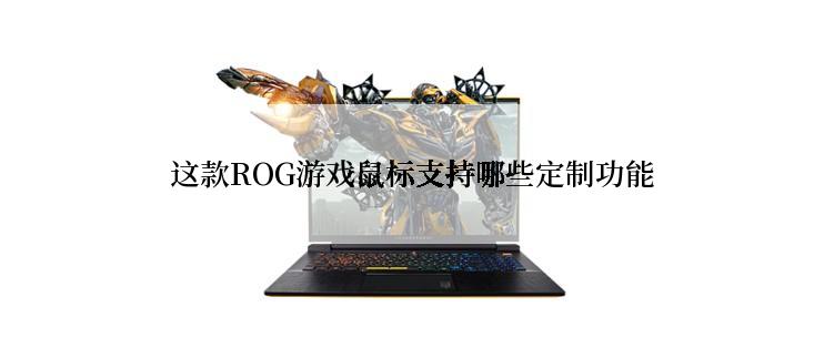 这款ROG游戏鼠标支持哪些定制功能