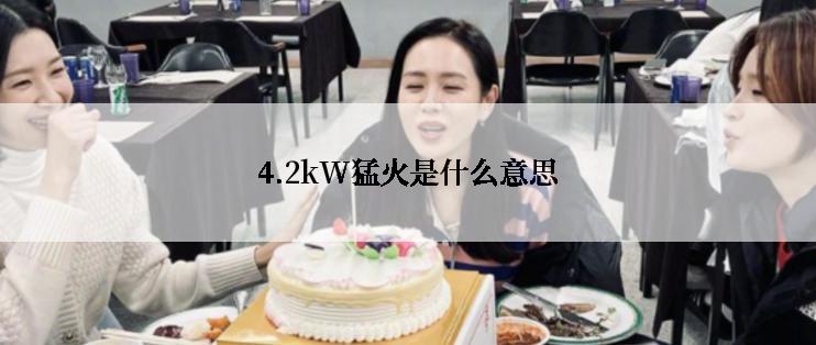 4.2kW猛火是什么意思