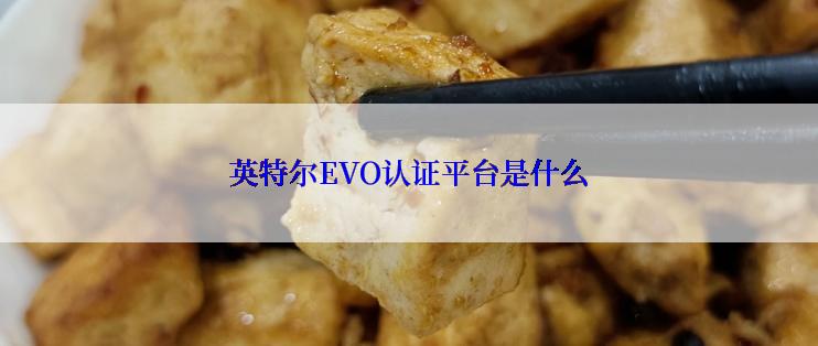 英特尔EVO认证平台是什么