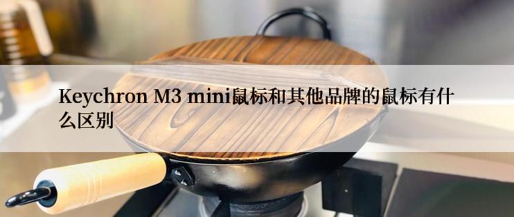 Keychron M3 mini鼠标和其他品牌的鼠标有什么区别