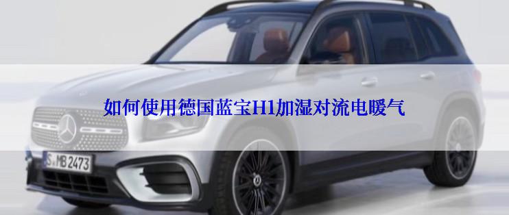 如何使用德国蓝宝H1加湿对流电暖气