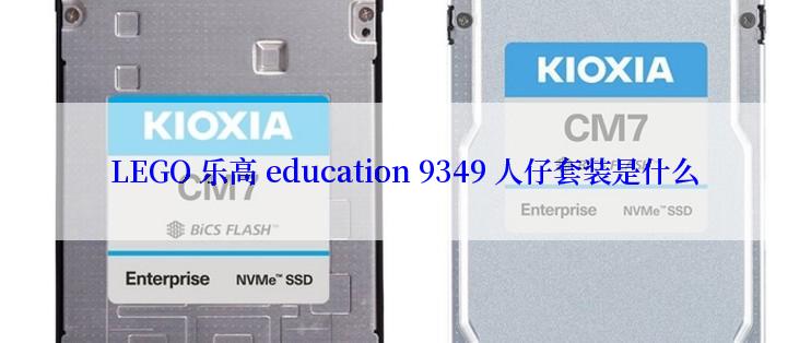 LEGO 乐高 education 9349 人仔套装是什么