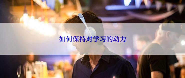 如何保持对学习的动力