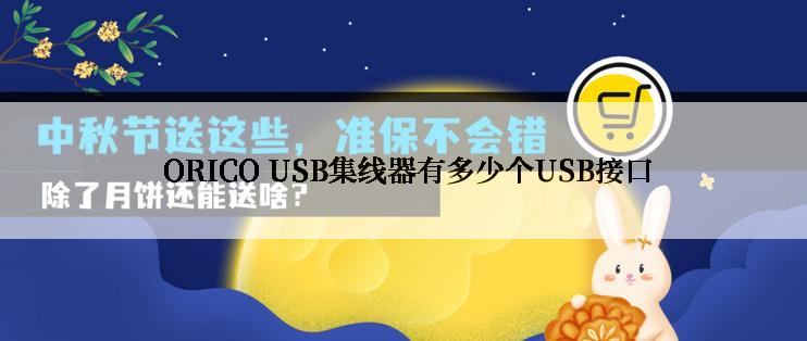 ORICO USB集线器有多少个USB接口