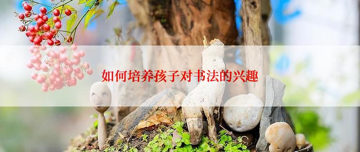 如何培养孩子对书法的兴趣
