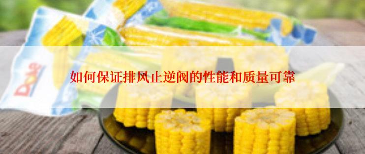 如何保证排风止逆阀的性能和质量可靠