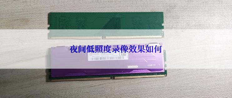 夜间低照度录像效果如何