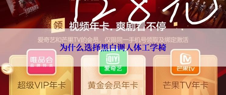 为什么选择黑白调人体工学椅