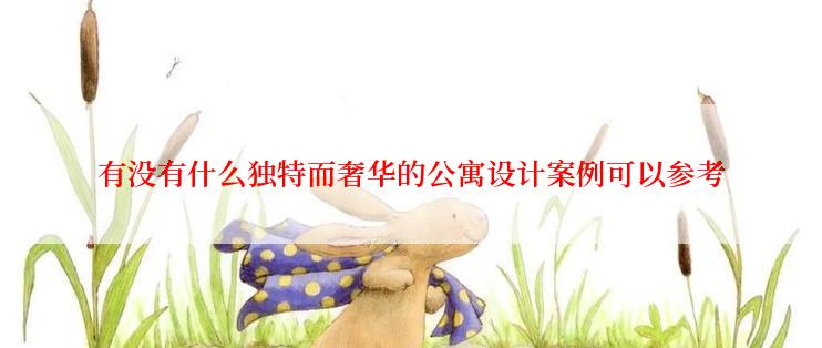 有没有什么独特而奢华的公寓设计案例可以参考